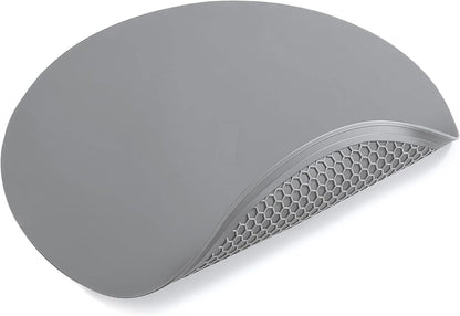 Tongjude Silicone Microwave Mat - Non-Slip Trivet & Hot Pot Holder - 11.7" x 11.7" - Dishwasher Safe