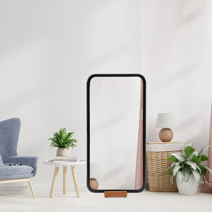 Uonlytech Full-Length Mirror Stand Holder - 2pcs Wooden Frame for Stylish Home Decor