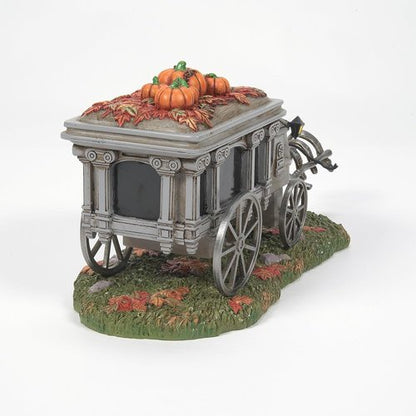 Department 56 Halloween Figurine - Haunted Mansion Hearse | 4.17 Inch, Multicolor Decor