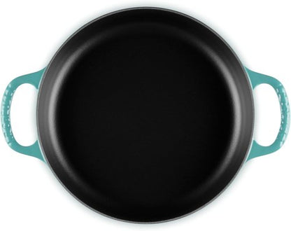 Le Creuset Enameled Cast Iron Everyday Pan - 11" | Durable Riviera Color for Versatile Cooking