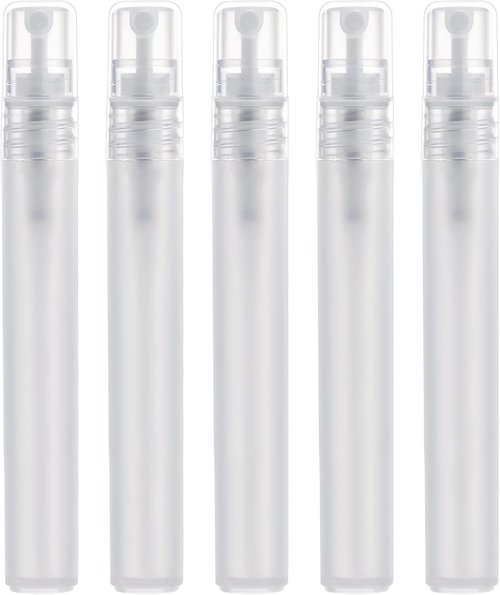 KINBOM Perfume Atomizers - 5 Pack 10ml Refillable Spray Bottles for Travel, Hair, Face & Plants