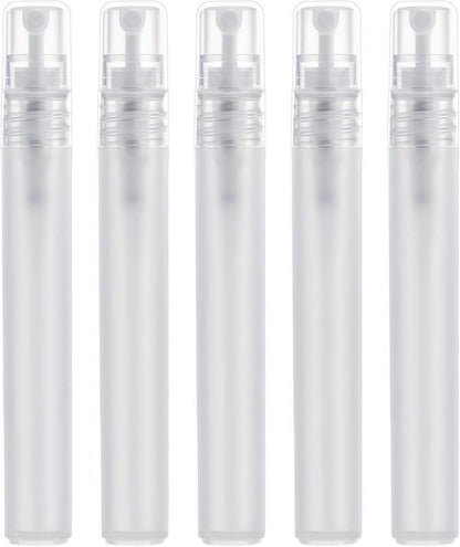 KINBOM Perfume Atomizers - 5 Pack 10ml Refillable Spray Bottles for Travel, Hair, Face & Plants