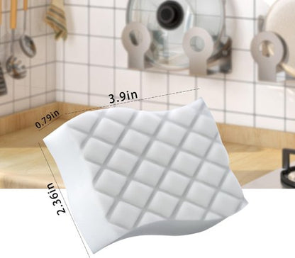 Magic Sponge Eraser 30-Pack | 3X Density Premium Melamine Sponges for Deep Cleaning Multi-Surface
