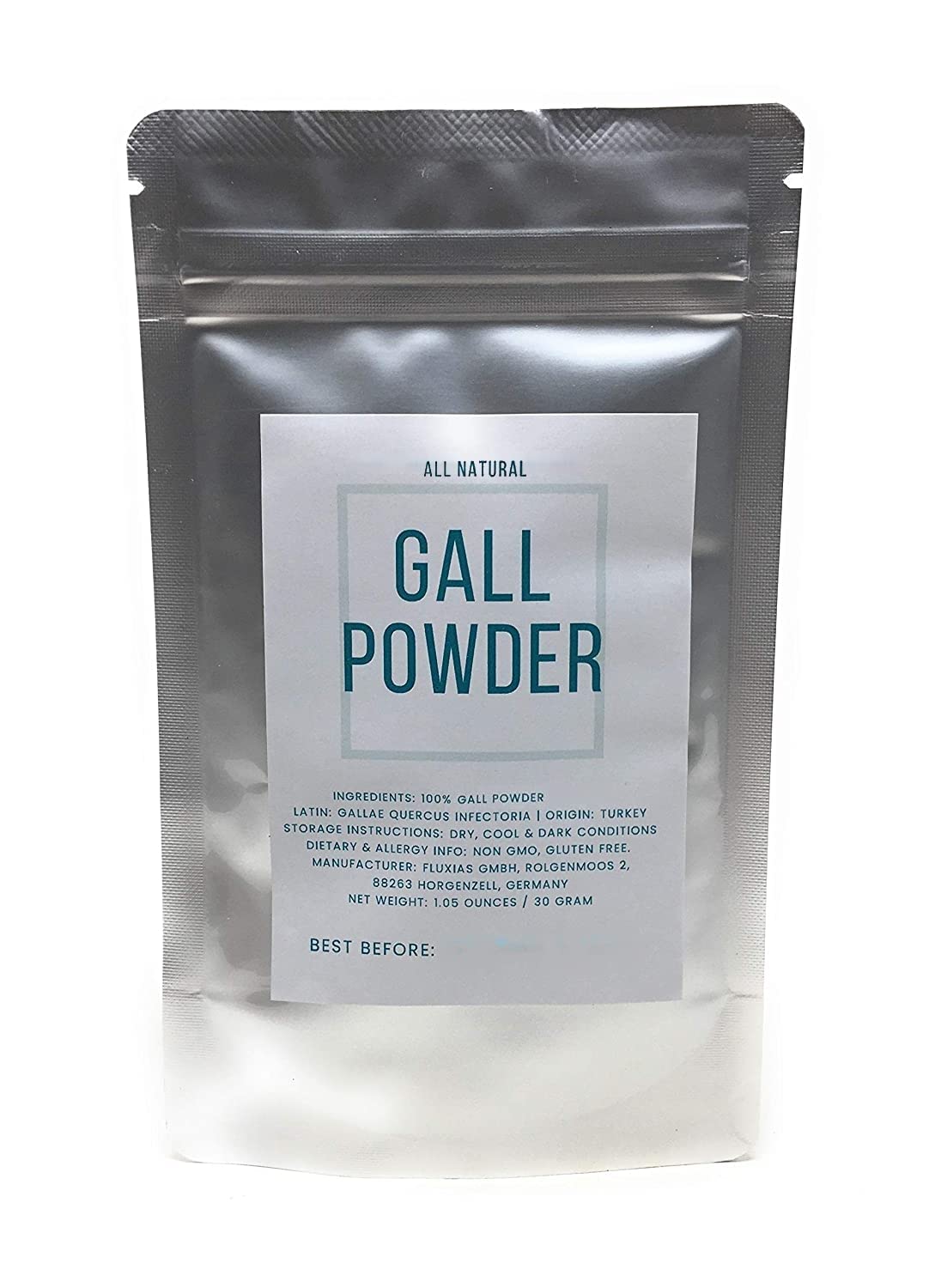 Gall Powder from Oak Trees - Natural Textile Dye - Dried & Natural Quercus Infectoria - Net Weight: 1.05oz/30g - Also Known As Spangle, Gallnut, Nutgall, Oak Apple and Oak Gall