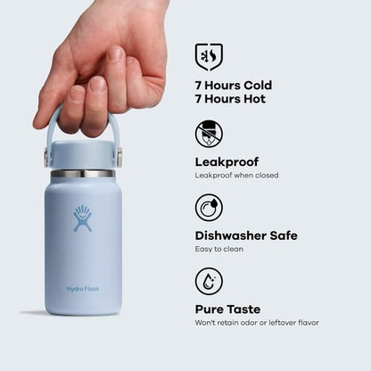 Hydro Flask Micro Bottle - Insulated 6.7 Oz Mini Water Bottle - Leak Proof Design in Reef Color