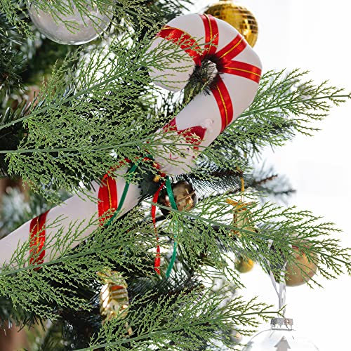 Artificial Pine Branches 40PCS - 13.7 Inch Greenery for Christmas Wreath & Decor - Variation of 40pcs