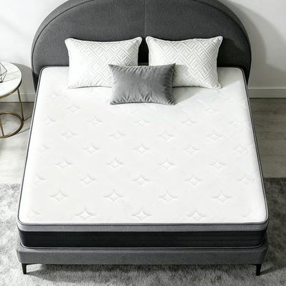 Queen Size Mattress in a Box 60x80 Inch Soft Pocket Spring Support Foam Cover
