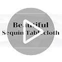 Red Sequin Tablecloth 72x72 Inch Square Pack of 2 Christmas Wedding Party Decor