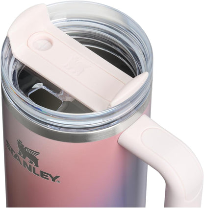 STANLEY Quencher H2.0 FlowState™ Tumbler - 30 Oz Dawn Spiral Design for Ultimate Hydration