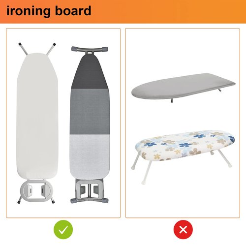ORLESS Over The Door/Wall Mount Ironing Board Hanger, Laundry Room Iron and Ironing Caddy Board Storage Holder White