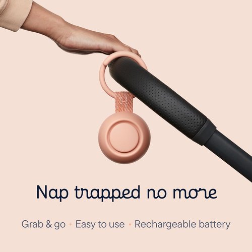 Hatch Go Portable Sound Machine - 10 Soothing Sounds for Babies & Kids | Travel-Friendly | Peach