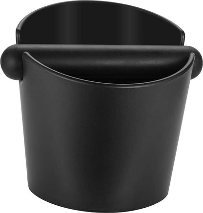 Espresso Knock Box, 4.8 Inch Coffee Knock Box Espresso Dump Bin For Coffee Grounds with Removable Knock Bar and Non-Slip Base Shock-Absorbent Durable Barista Style