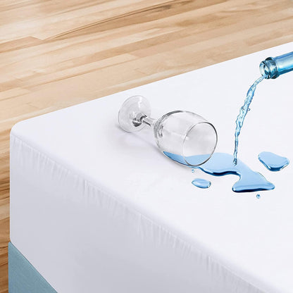 Utopia Bedding Waterproof Mattress Protector - Twin Size, 12-Inch Deep, Dust Mite & Bed Bug Proof Encasement