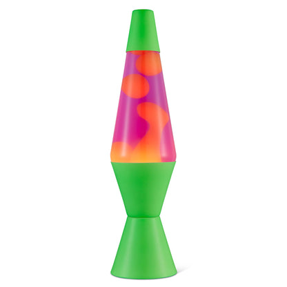 LAVA® Lamp - 14.5" Neon Green - The Original Motion Light - Orange and Pink Liquid - Item #2096 (Amazon Exclusive)