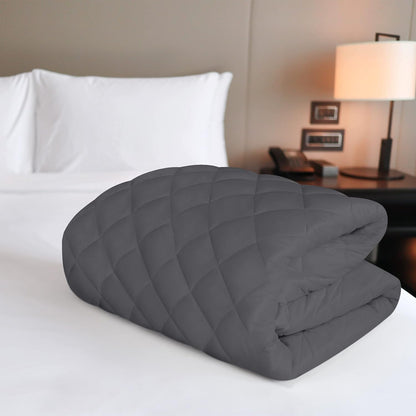 Utopia Bedding Quilted Mattress Pad - Twin Size Deep Pocket Protector | Machine Washable Grey Cover