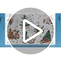 Winter Pine Cone Window Clings - 9 Sheets Holiday Snowflakes & Decorations
