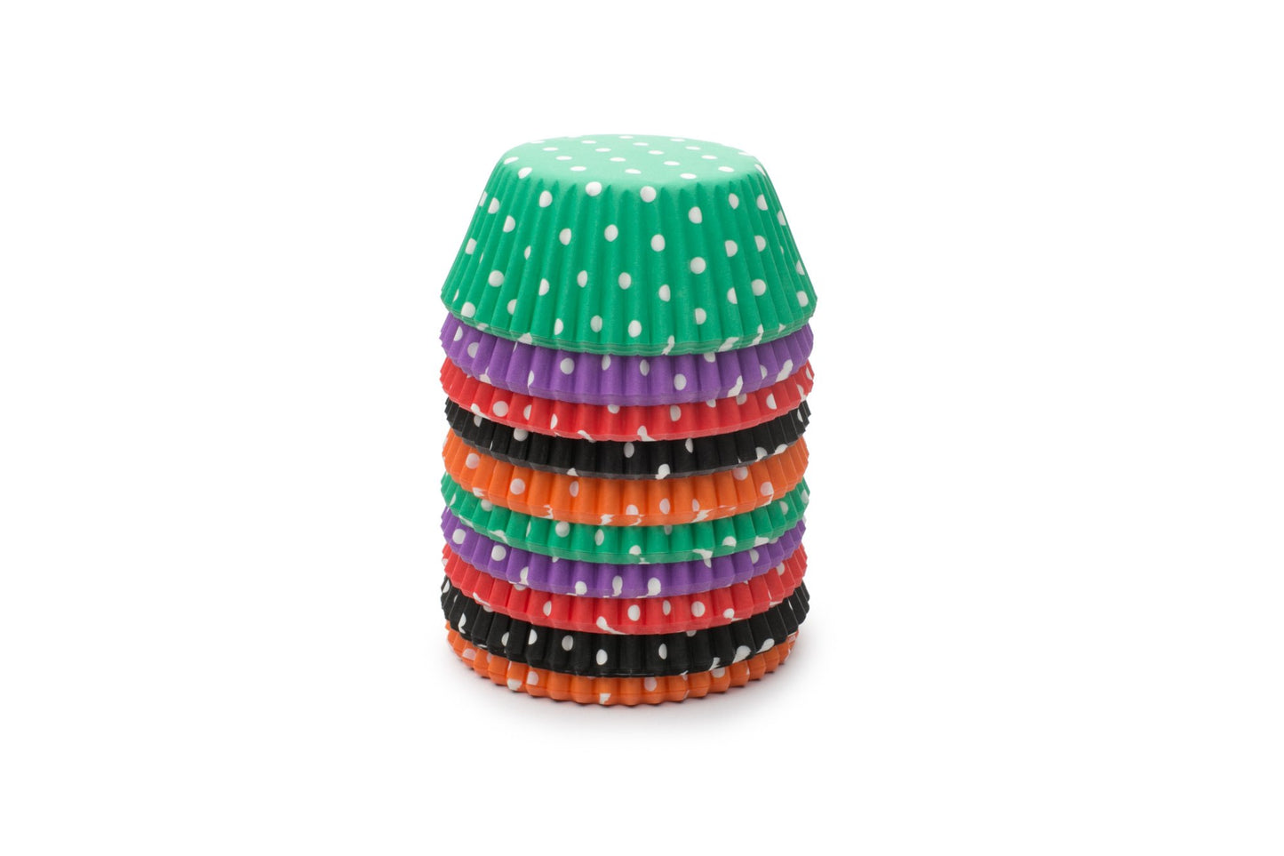 Fox Run Polka Dot Bake Cup Set, 3.75 x 3.75 x 1.25 inches, Multicolored,8115,300