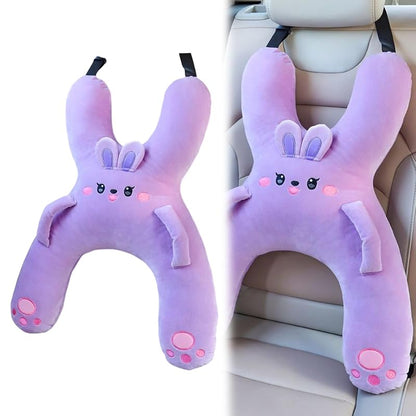 Kid Sleeping Cushion for Travel – Animal Shape Head & Body Support, Variation D