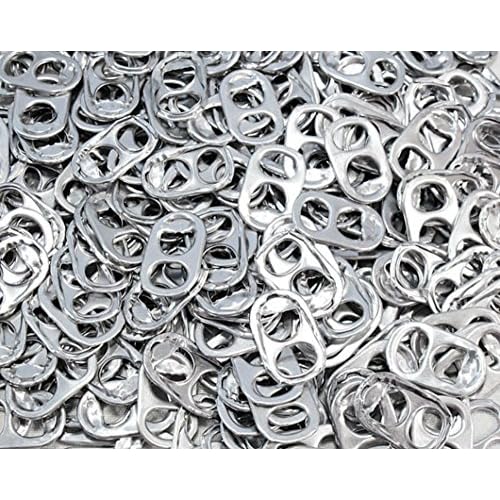 1000+ Aluminum Pop Tabs in Bulk - Soda and Beer Can Tabs For Crafts and Charity