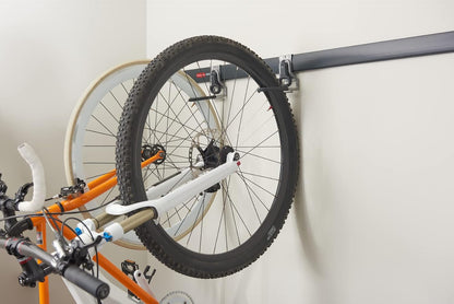 Rubbermaid FastTrack Vertical Bike Hook - Heavy-Duty Wall Mount for Garage Storage | Holds Up to 50 Pounds