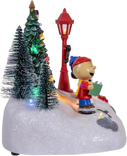 Kurt Adler Lighted Animated Musical Caroling Choir Table Piece - Festive Holiday Decor