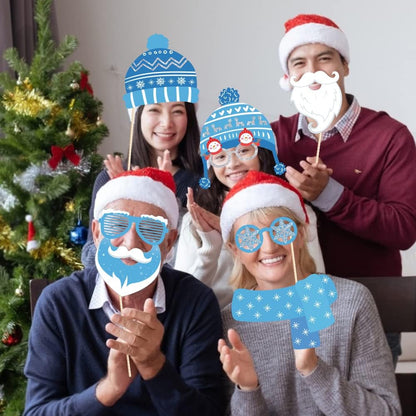 Snowman Photo Booth Props - Winter Wonderland Theme | 25 Fun and Festive Pieces