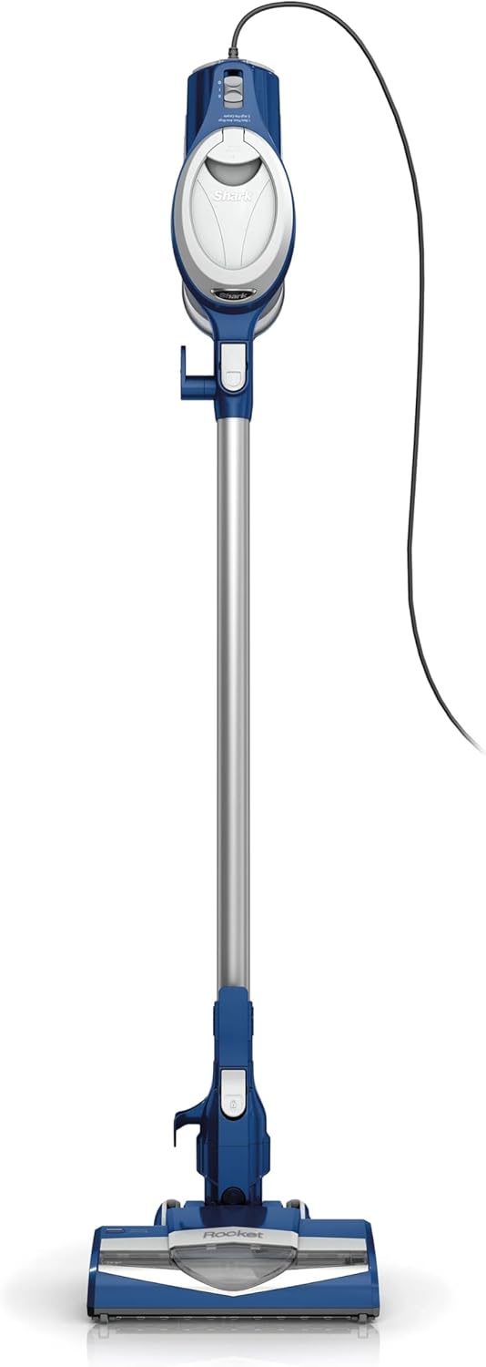 Shark HV200 Rocket Corded Stick Vacuum - Lightweight & Bagless for Carpet & Hard Floors - Blue