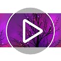 Indoor Halloween Decor 2 Pack Black 24-Inch Tree with Orange & Purple LED Lights - Timer & USB/Battery Operated, Spooky Tabletop Decorations Variation of Orange Purple