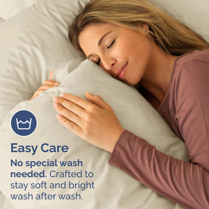 Skiennix Queen Pillow Cases Set of 4 - Ultra Soft Hotel Quality - Wrinkle Free & Stain Resistant - Wheat Color