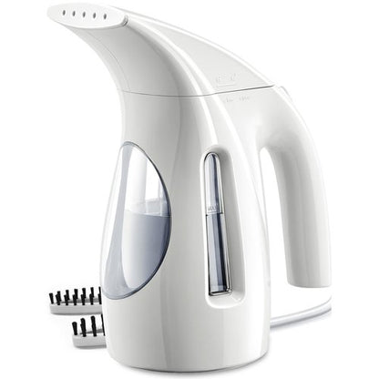HiLIFE Steamer for Clothes, Portable Handheld Design, 240ml Big Capacity, 700W, Strong Penetrating Steam, Removes Wrinkle, for Home, Office and Travel(ONLY FOR 120V)(White)