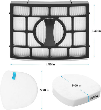 Shark Replacement Filter - HEPA Compatible for ZU561, ZU560, ZU572, ZU562, UV650, UV725 Vacuums