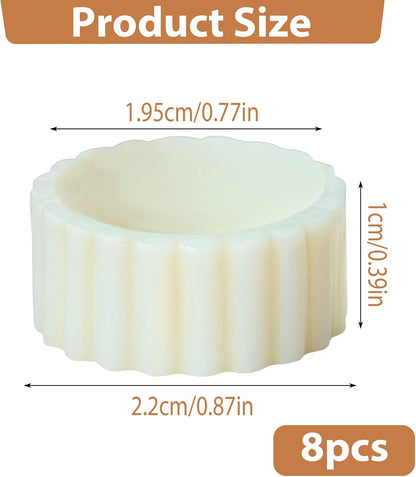 Rubber Taper Candle Grippers - 8PCS Silicone Holders for Weddings & Home Decor | Upright Fitters