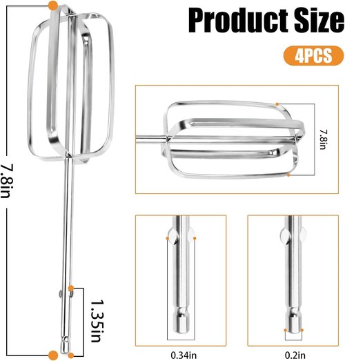 Hamilton Beach Hand Mixer Beaters - Durable Attachments for Effortless Mixing