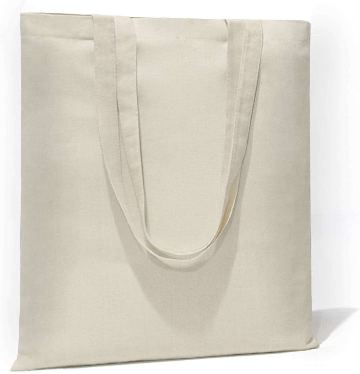 Skiennix Canvas Tote Bags - Reusable Blank Shopping & Grocery Bags | 6, 12, 24, or 48 Pack Options