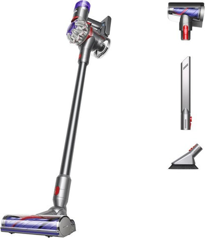 Dyson V8 Plus Cordless Vacuum - Powerful Cleaning for Hard Floors & Carpets | 115AW, 2 Power Modes, Handheld Conversion