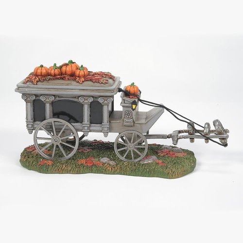 Department 56 Halloween Figurine - Haunted Mansion Hearse | 4.17 Inch, Multicolor Decor
