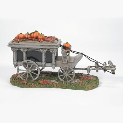Department 56 Halloween Figurine - Haunted Mansion Hearse | 4.17 Inch, Multicolor Decor