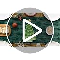 Christmas Tree Table Runner Green 13x120 Inch Faux Fur Holiday Decor