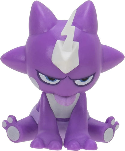 Pokémon Battle Figure 6-Pack | 2-Inch Pikachu, Squirtle, Charmander, Bulbasaur, Mimikyu & Toxel - Authentic Details