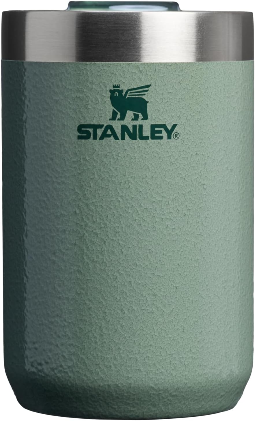 STANLEY Everyday Camp Cup 12 oz - Insulated Stainless Steel Coffee & Tea Mug | BPA-Free | Hammertone Green
