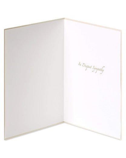 Papyrus Sympathy Card (Deepest Sympathy)