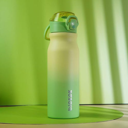 BJPKPK 25oz Insulated Water Bottle - BPA-Free Stainless Steel, Leak-Proof Design, Black Leopard