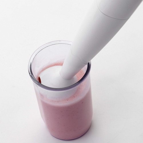 Betty Crocker Hand Blender - Versatile Kitchen Tool with Beaker - White, Model BC-1303CK