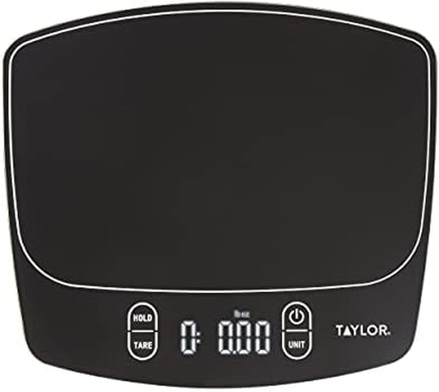 Taylor Waterproof Digital Kitchen Scale - Accurate Measurements Up to 11 Pounds | Sleek Black Design