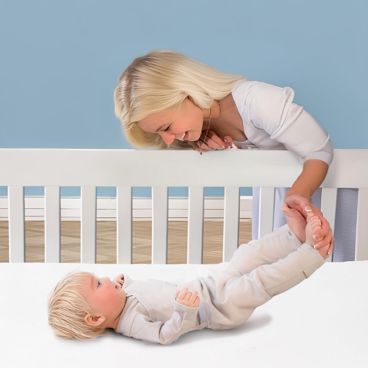 Mini Crib Mattress, 38"x24" Mattresses for Mini and Portable Cribs, Dual Side Baby Toddler Mattress, Crib Mattress