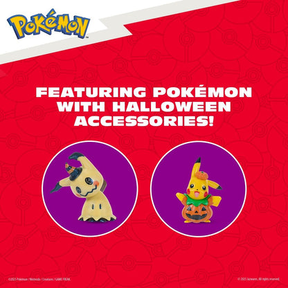 Pokemon Halloween Calendar 2025 - 11 Battle Figures & 5 Chipboard Accessories Included