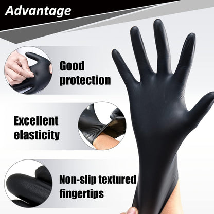 PROMEDIX P Nitrile Disposable Gloves - 4 Mil, 100 Count | Latex-Free & Powder-Free for Food Safety