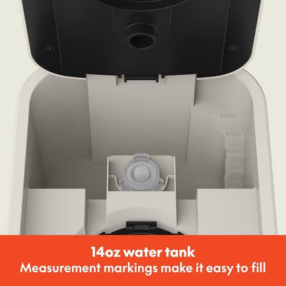 BELLA Single Serve Coffee Maker - K Cup & Ground Coffee Compatible | Adjustable Drip Tray, Auto Shutoff, Brews 6oz to 14oz