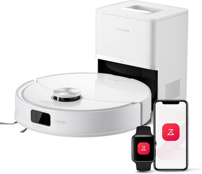 Roborock Q10 S5+ Robot Vacuum & Mop - 10,000Pa Suction, 70-Day Self-Emptying, Sonic Mopping, Ideal for Pet Hair
