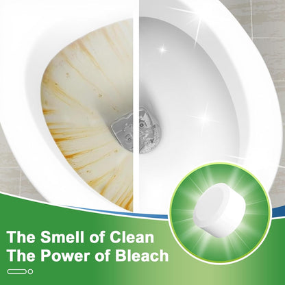 Msvvko Toilet Bowl Cleaner Tablets - 30-Pack Automatic Cleaning for Hands-Free Bathroom Care